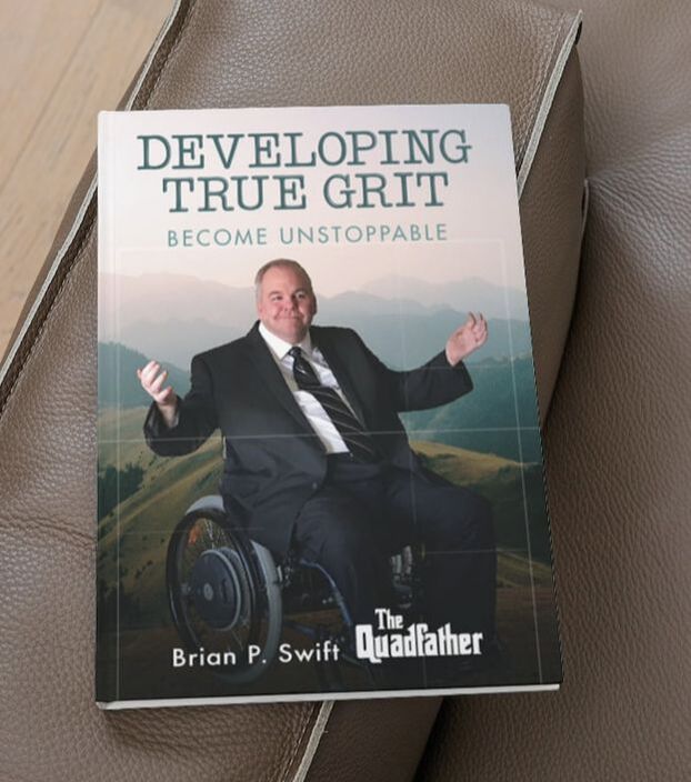 front cover of Book Developing True Grit, on a soft table top